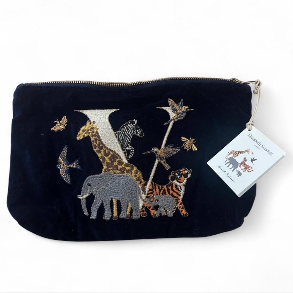 Elizabeth Scarlett animal alphabet everyday pouch